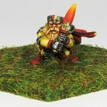Demonworld 15 mm Dunrabar or Barax Dwarf Hero by Postumus