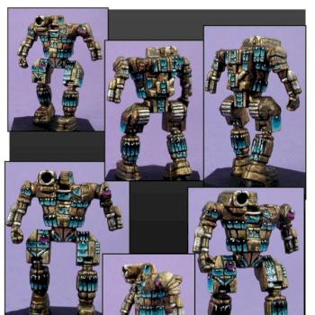 hunchback mech by ALizardInCrimson