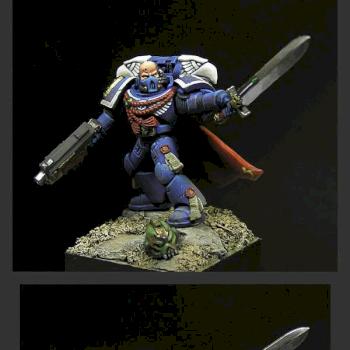 Space Marine Commander - Ultramarine by Cesnak