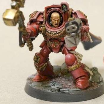 Blood Angels Master of Chapter in Terminator Armor by Mak5