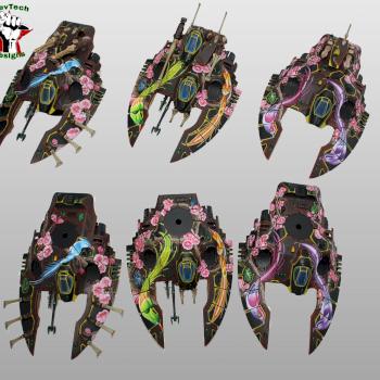 Eldar Tanks by Starfog