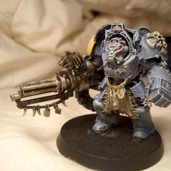 Wolf Guard Terminator Assault Cannon by Ulfwerener