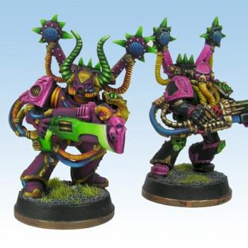 Chaos Emperor's Children Space Marines by Mak5