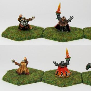 Demonworld 15 mm Dwarfen-Priests (1) by Postumus