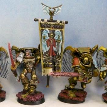 Blood Angels Sanguinary Guard by RAFF