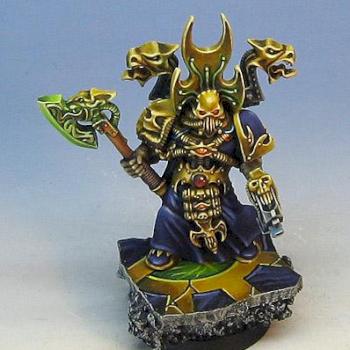 Thousand Sons Sorcerer with 2 T-Sons Chaos Space Marines by Mak5