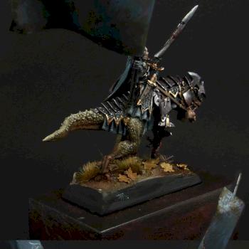 Dark Elf Army Standard Bearer by jarhead