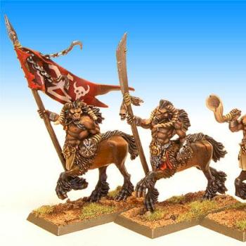 Chaos Centigors command group by Alexi Z