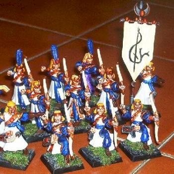 high elf archers regiment by Hieroslave