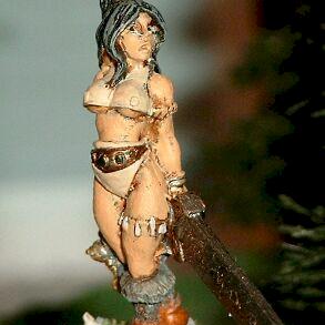 female warrior by DaBoss