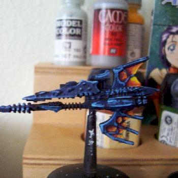 Eldar ship for Battlefleet Gothic by PlaneCrazy