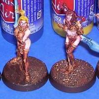 Six Rackham minis painted in two hours, no skill required by FW ElDep