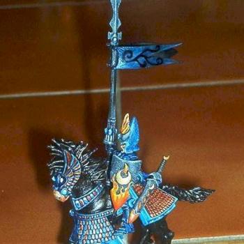 High elf silver helm knight by Hieroslave