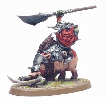 Orc Warboss on War Boar by Dante Miniatures