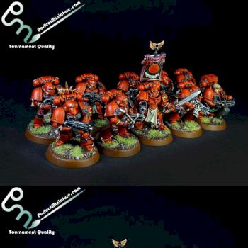 Blood Angels Tactical Squad by perfectminiaturecom