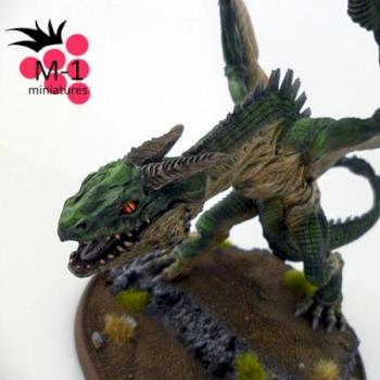 Warhammer Green Dragon by malinek28