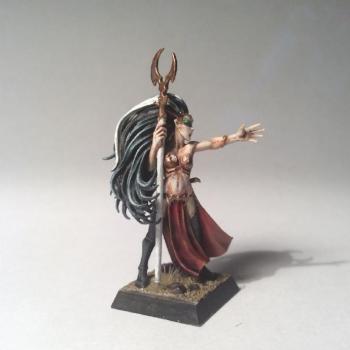 Dark Elf Sorceress by SteveC
