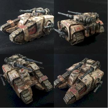white Scars Scacian Main Battle Tank by sschmella