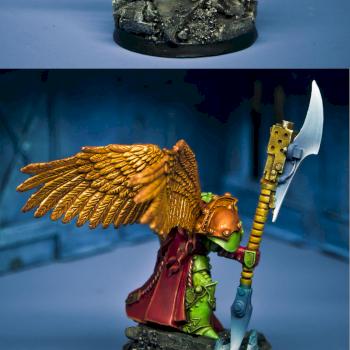 Space marine Chapter Master by sshark