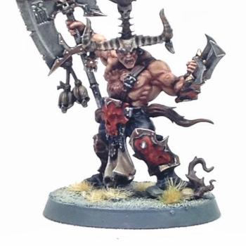 Khorne Bloodbound Exalted Deathbringer by Dante Miniatures