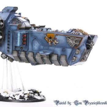 Space Wolves Stormfang Gunship by mediatrade