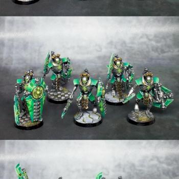 Necron Lychguard unit by Kenderus