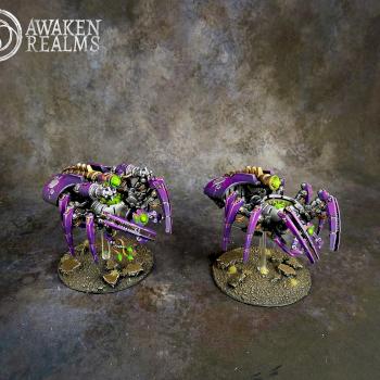 Necron Canoptec Spyders by Awaken Realms