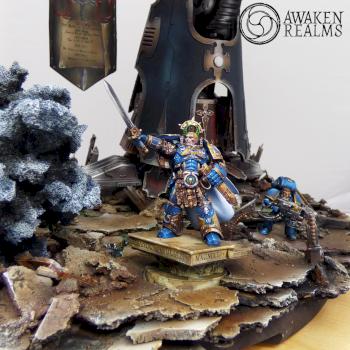 Roboute Guilliman (and Warlord Titan) by Awaken Realms