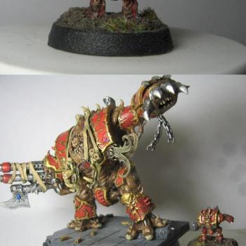 Epic Scale Helbrute Painted by Rerclusiarch