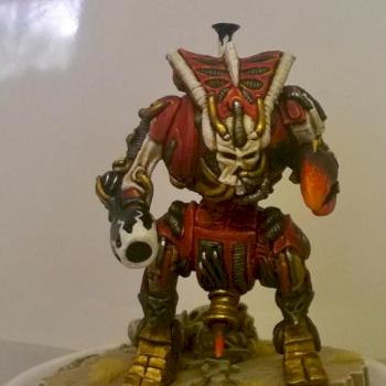 Classic Rogue Trader Chaos Dreadnought Cybot by nurglespus