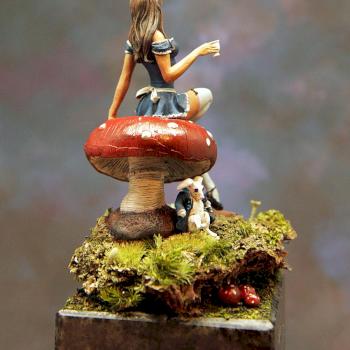 ALICE AND THE RABBIT IN THE WAISTCOAT by Yuna