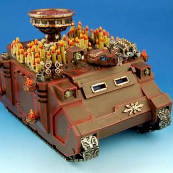 Defiled Host Chaos Space Marines Rhino by Sirath