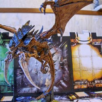 Winged Hive Tyrant by Spamus Eatus