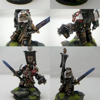 more views of black templar captain conversion by demonherald