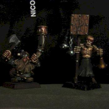 dwarf musician and mordheim by sillywopper