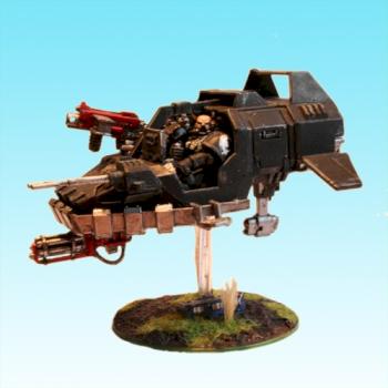 ravenwing land speeder by krzyyy