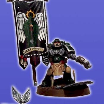 Dark Angels Standard Bearer by 40kdarkangels
