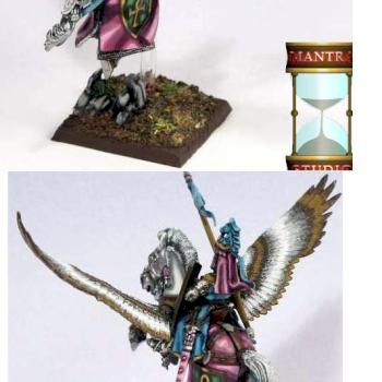 WARHAMMER Bretonnian Pegasus Knight by Elisine