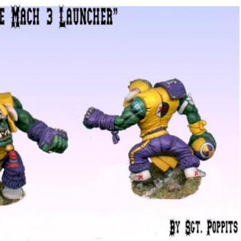 lanceur orque - blood bowl by sgt poppits