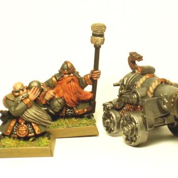 Skull Pass Dwarf Cannon Crew by Eternalhero1983