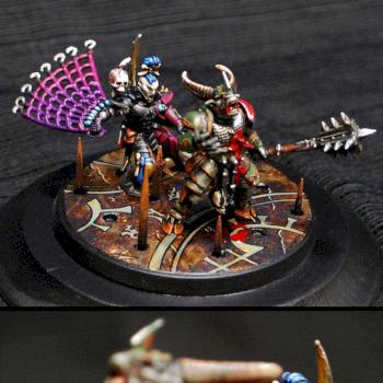 Dark Eldar Gladiator Diorama by LuckyNo.5