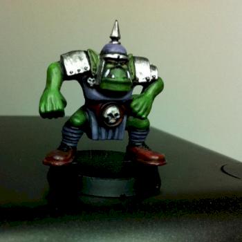 blood bowl - orc lineman by brigada75