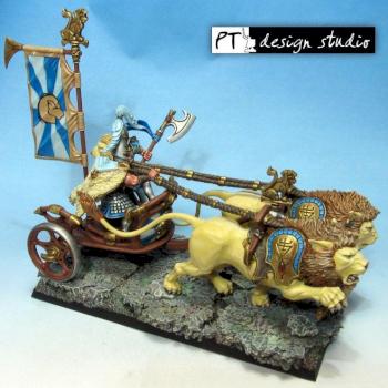 High Elf White Lion Chariot by ptdesignstudio