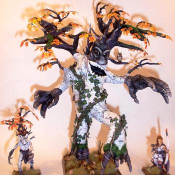 Wood Elf Silver Birch Treeman by Tenaka