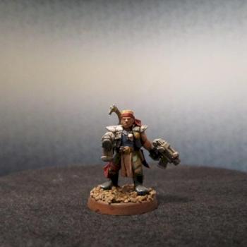 Necromunda gang leader by WithoutWarning