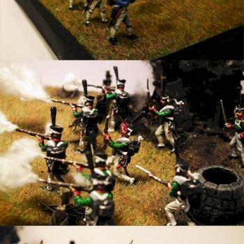 French and Russian Infantry Battle by osiskars