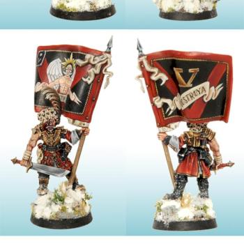 UK Golden Demon 2010 - Vostroyan Command Squad - Finalist by JamesTTravers