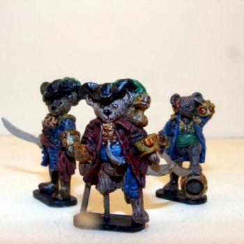 Eureka Pirate Teddy Bears by puddingwrestler