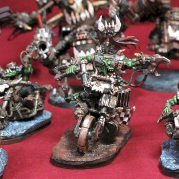 Warboss on Bike by Coffeemug
