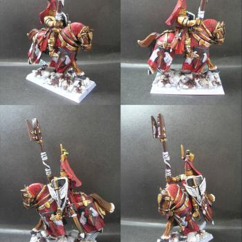Warhammer Bretonnian Knight of War Angel by tinman755